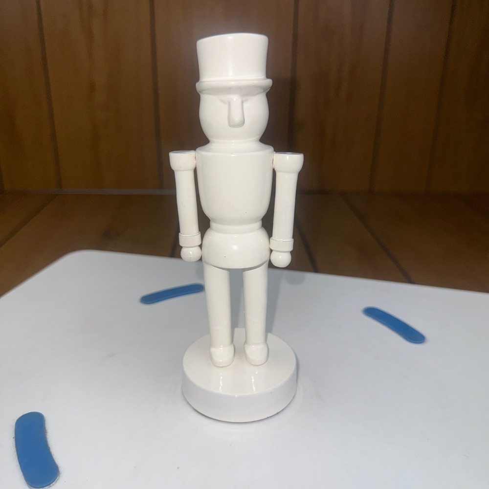 Threshold Target White Aluminum Figural Nutcracker Christmas Decor 7 Inch 2024